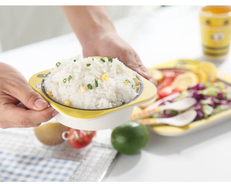 Bamboo Fiber Baby Tableware Set