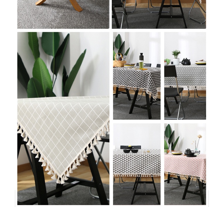 Nordic Style Cotton Tablecloth