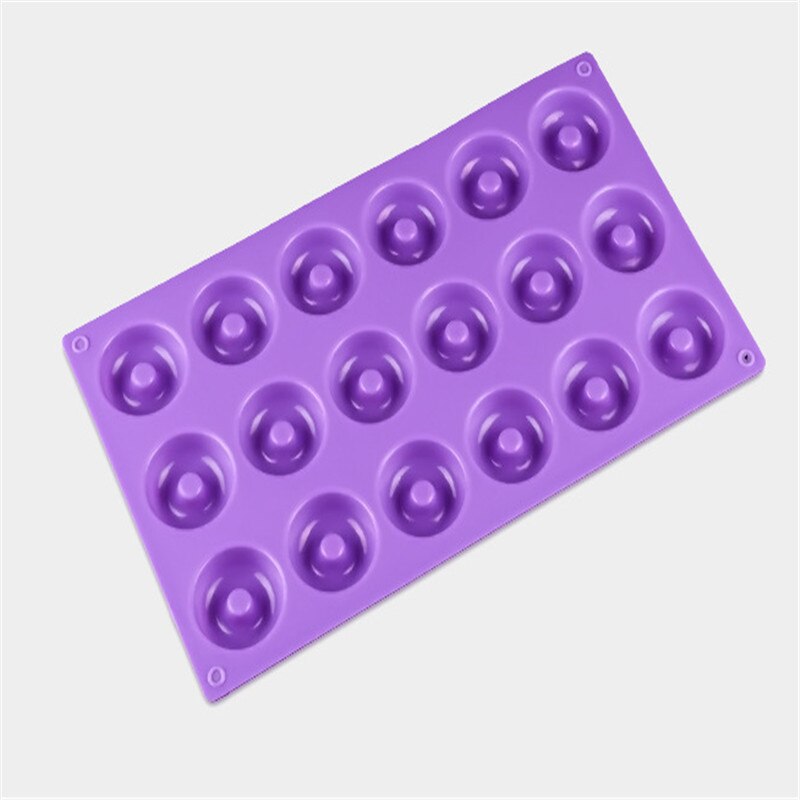 18 Holes Food Grade Silicone Mini Donuts Mold