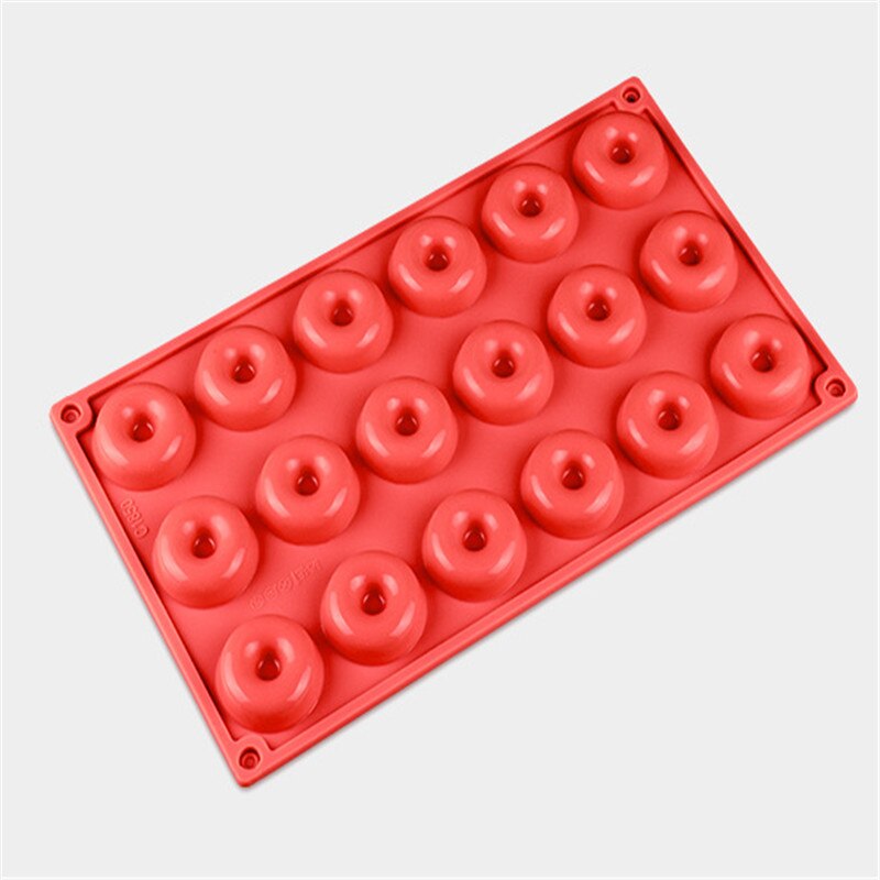 18 Holes Food Grade Silicone Mini Donuts Mold