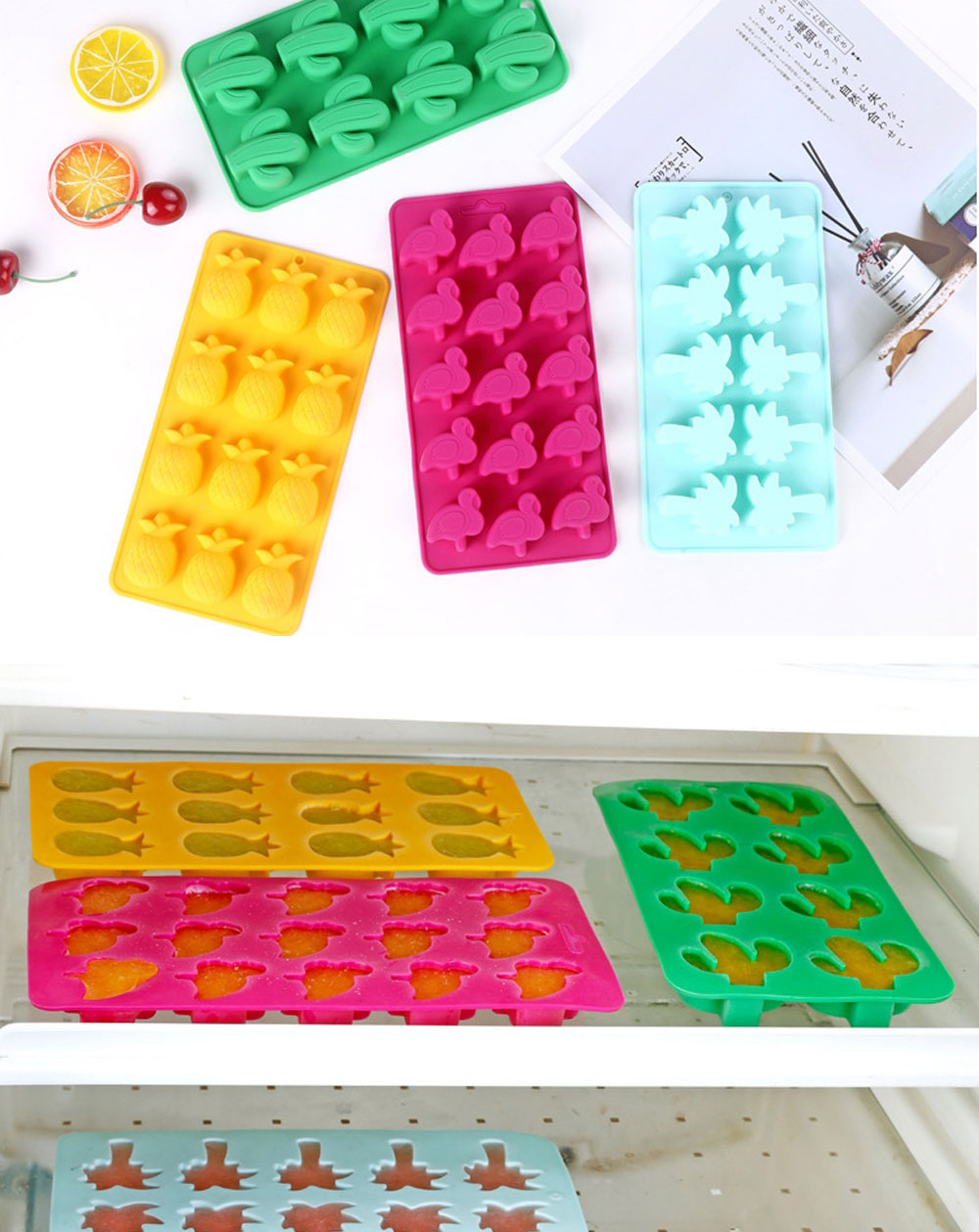 Cactus Silicone Ice Molds Maker