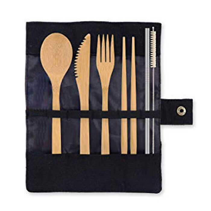 Eco-Friendly Reusable Bamboo Cutlery Set
