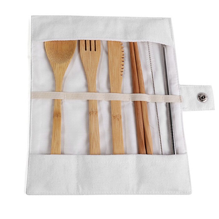 Eco-Friendly Reusable Bamboo Cutlery Set