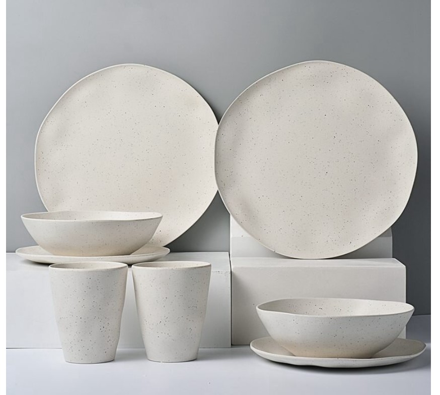 Bamboo Fiber Dinnerware Set