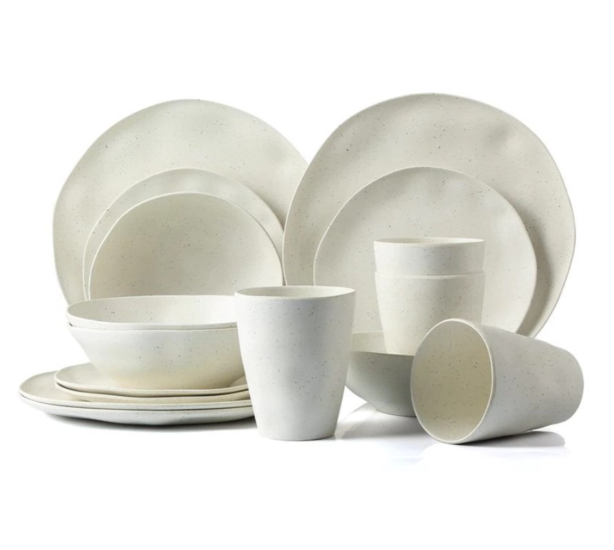 Bamboo Fiber Dinnerware Set