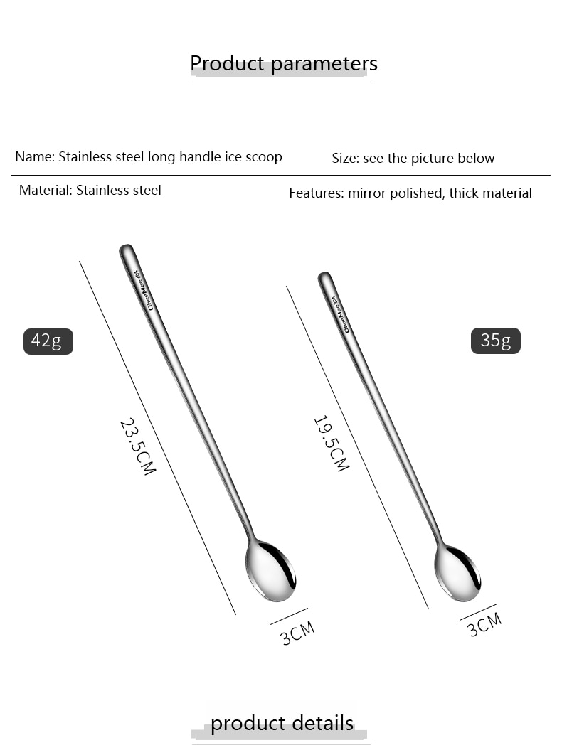 Stainless Steel Dinnerware Spoon for Coffee