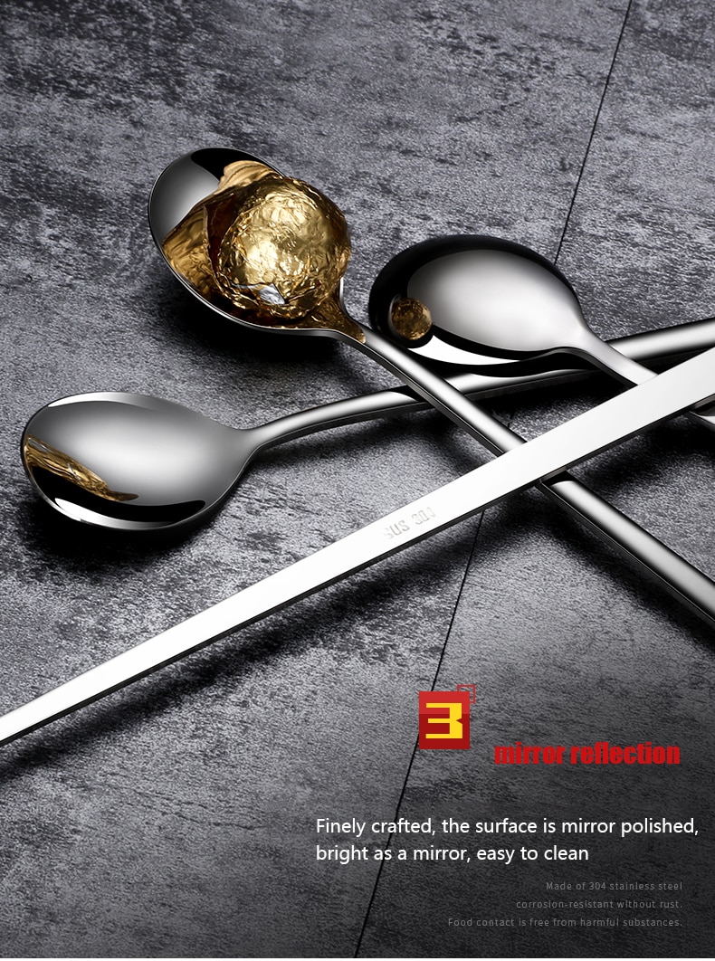 Stainless Steel Dinnerware Spoon for Coffee