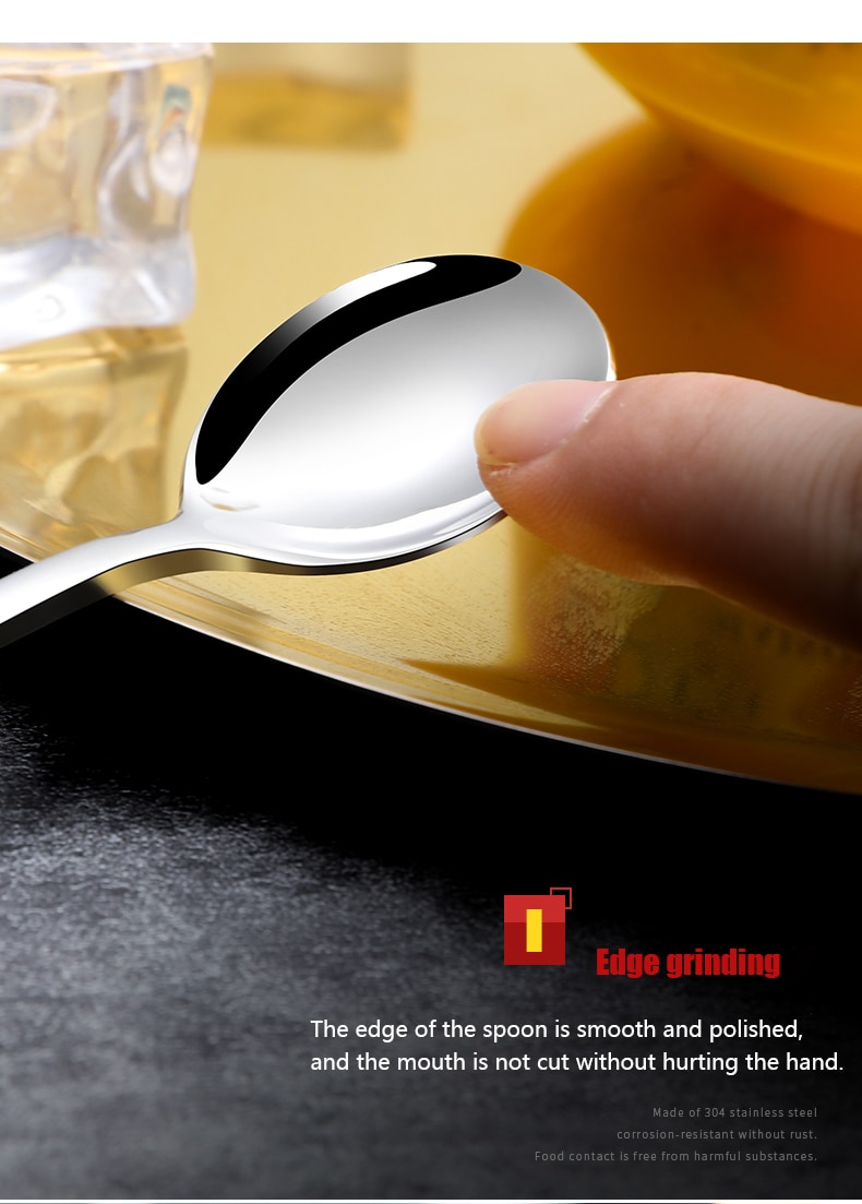 Stainless Steel Dinnerware Spoon for Coffee