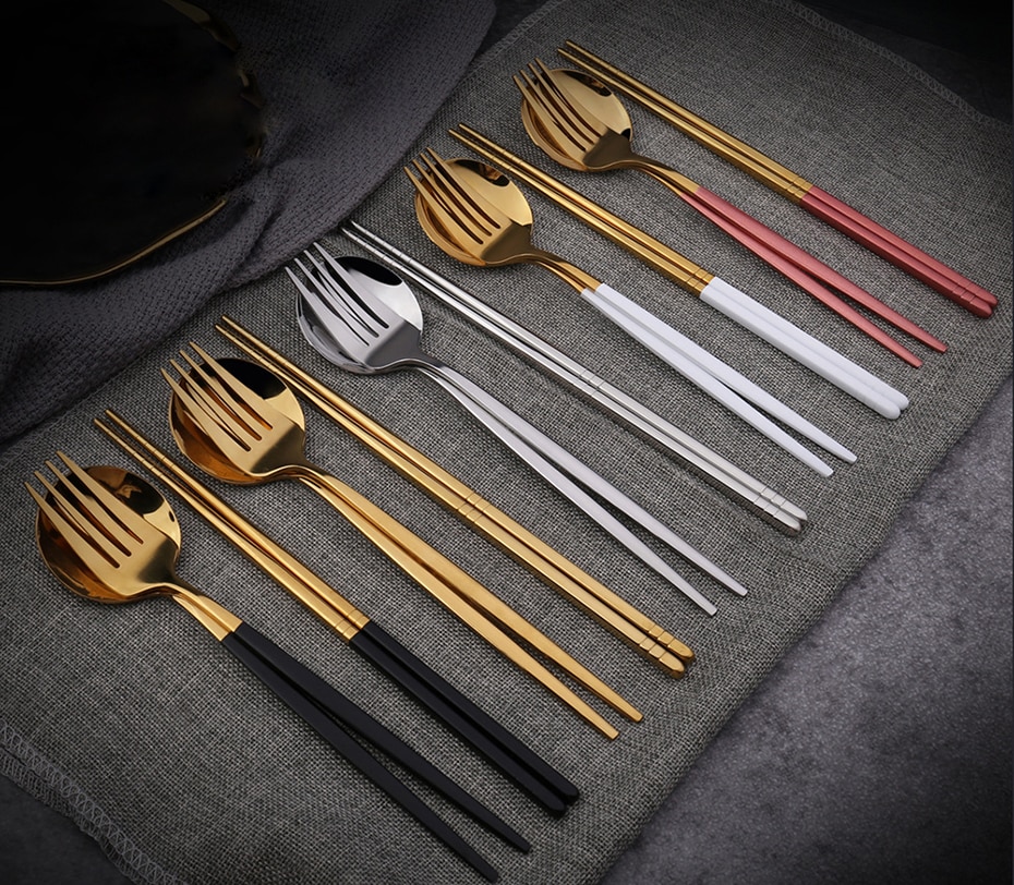 Stainless Steel Tableware Set Stainless Steel Tableware Set