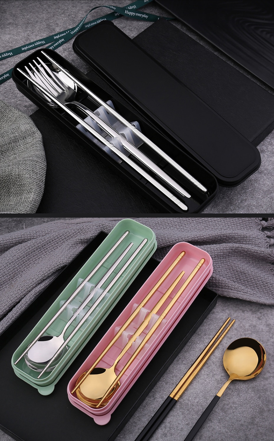 Stainless Steel Tableware Set Stainless Steel Tableware Set