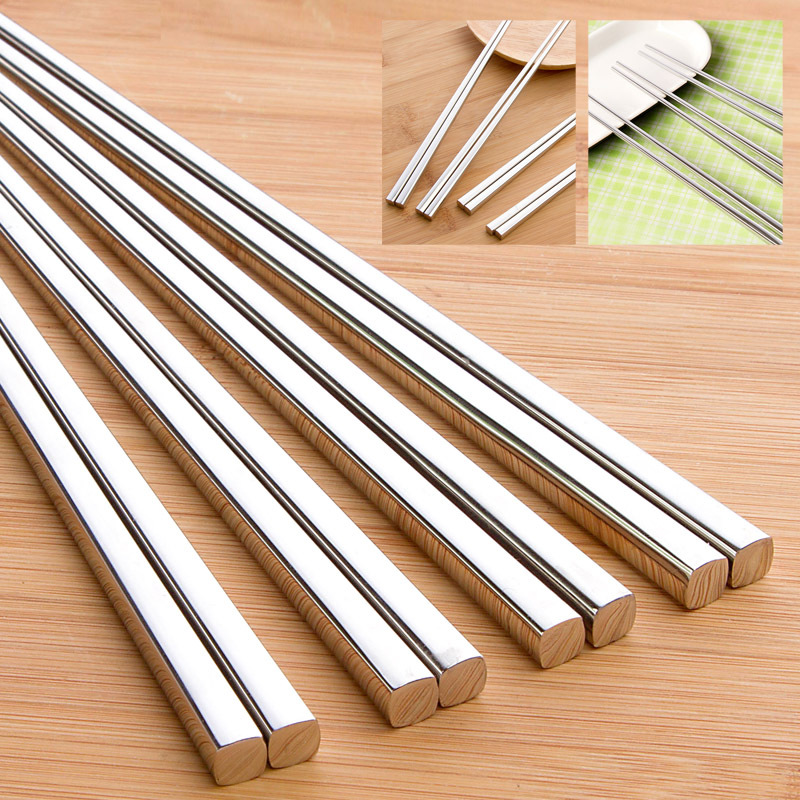 Stainless Steel Chopsticks 2 Pcs Set