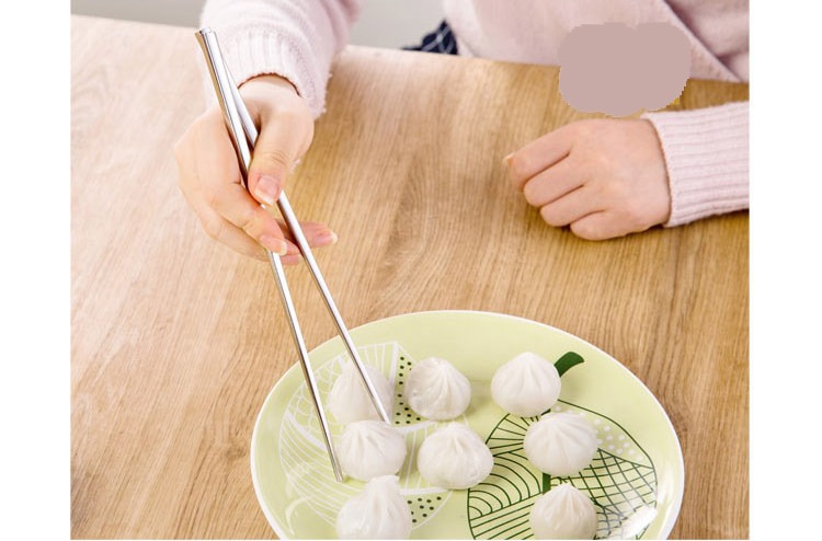 Stainless Steel Chopsticks 2 Pcs Set