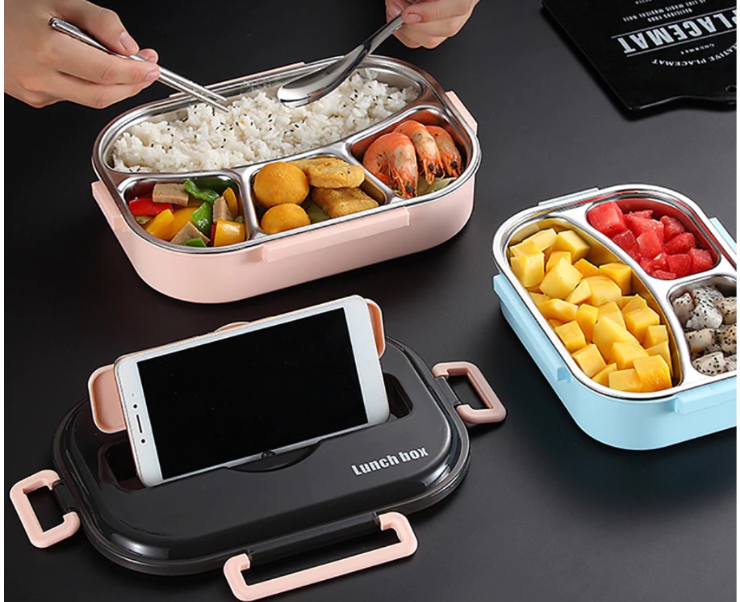 304 Stainless Steel Colorful Design Lunch Box
