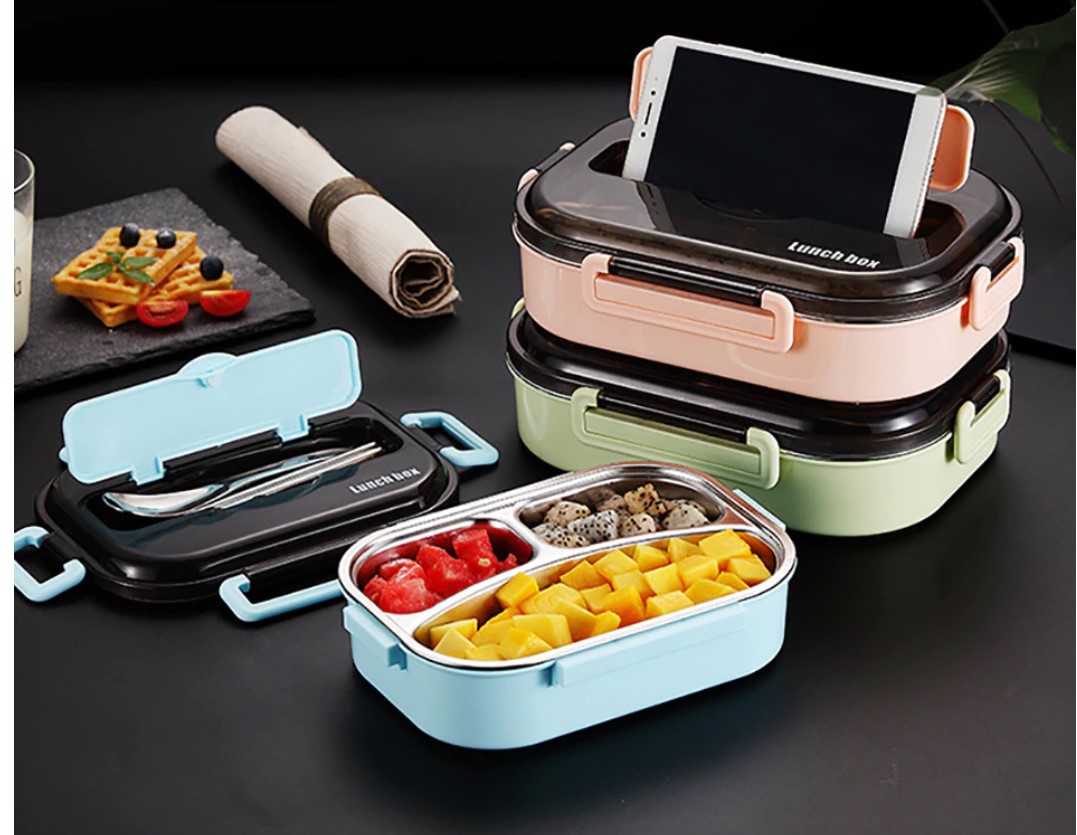 304 Stainless Steel Colorful Design Lunch Box