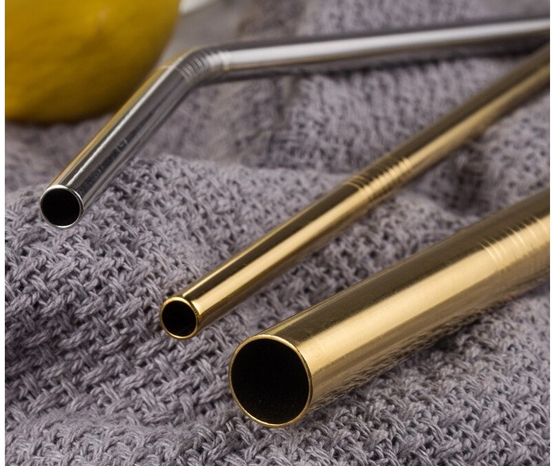 304 Stainless Steel Straws Set with Case