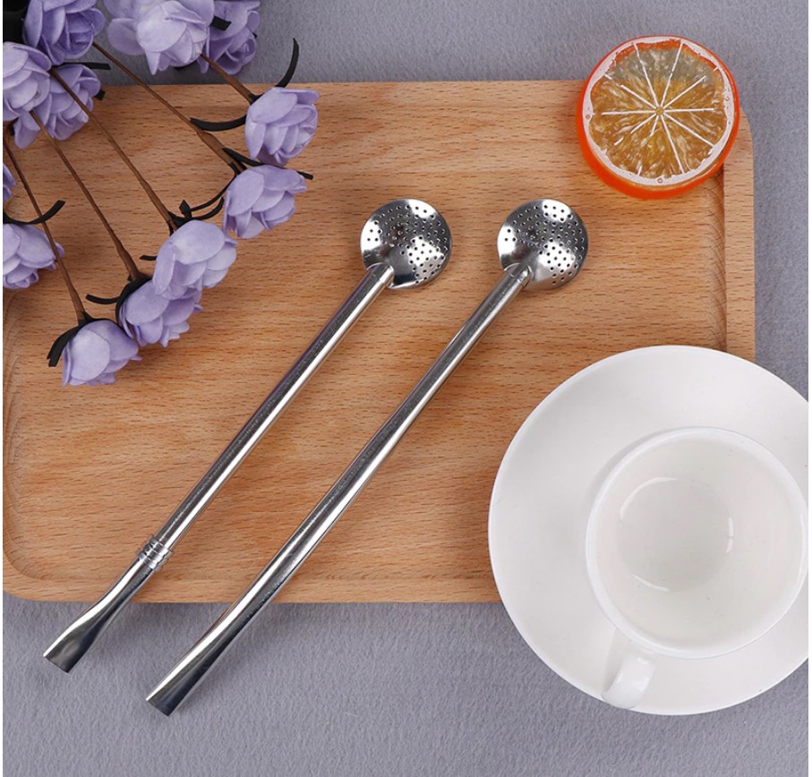 Stainless Steel Round Bombilla Straw