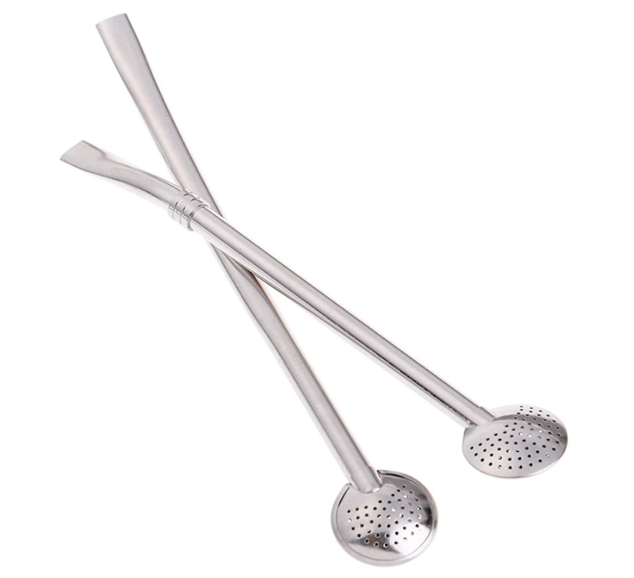 Stainless Steel Round Bombilla Straw