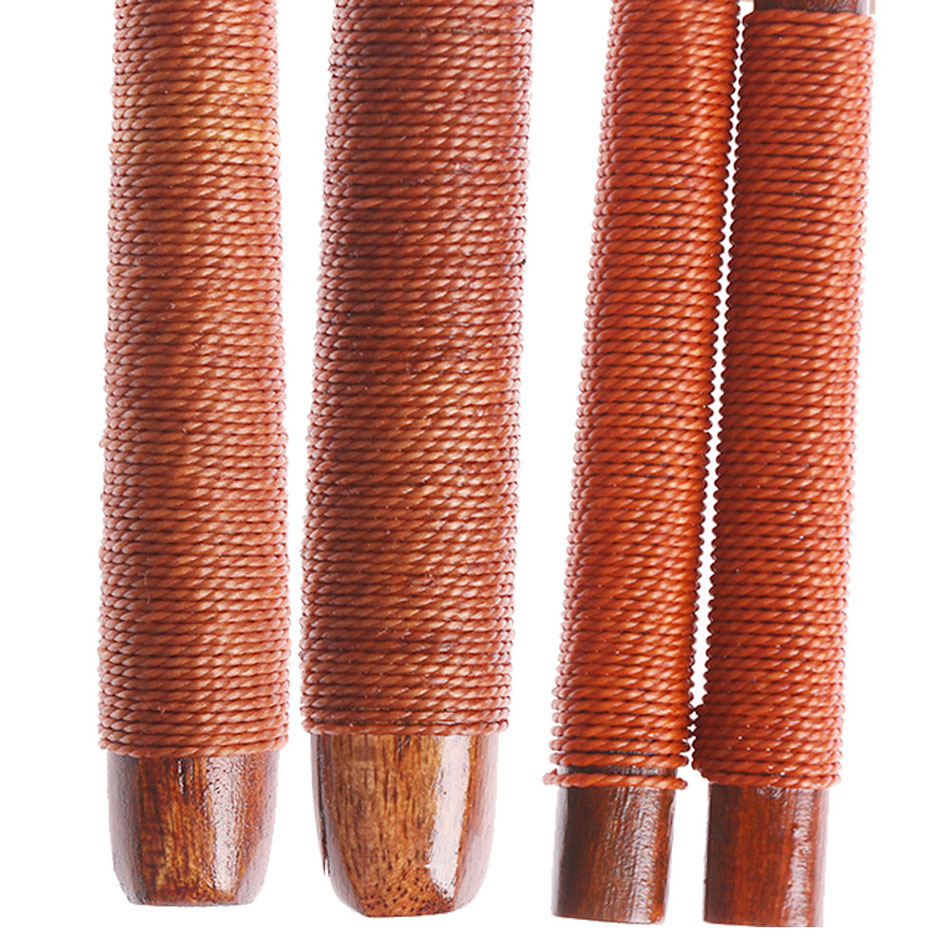 Portable Wooden Cutlery Set with Cloth Bag