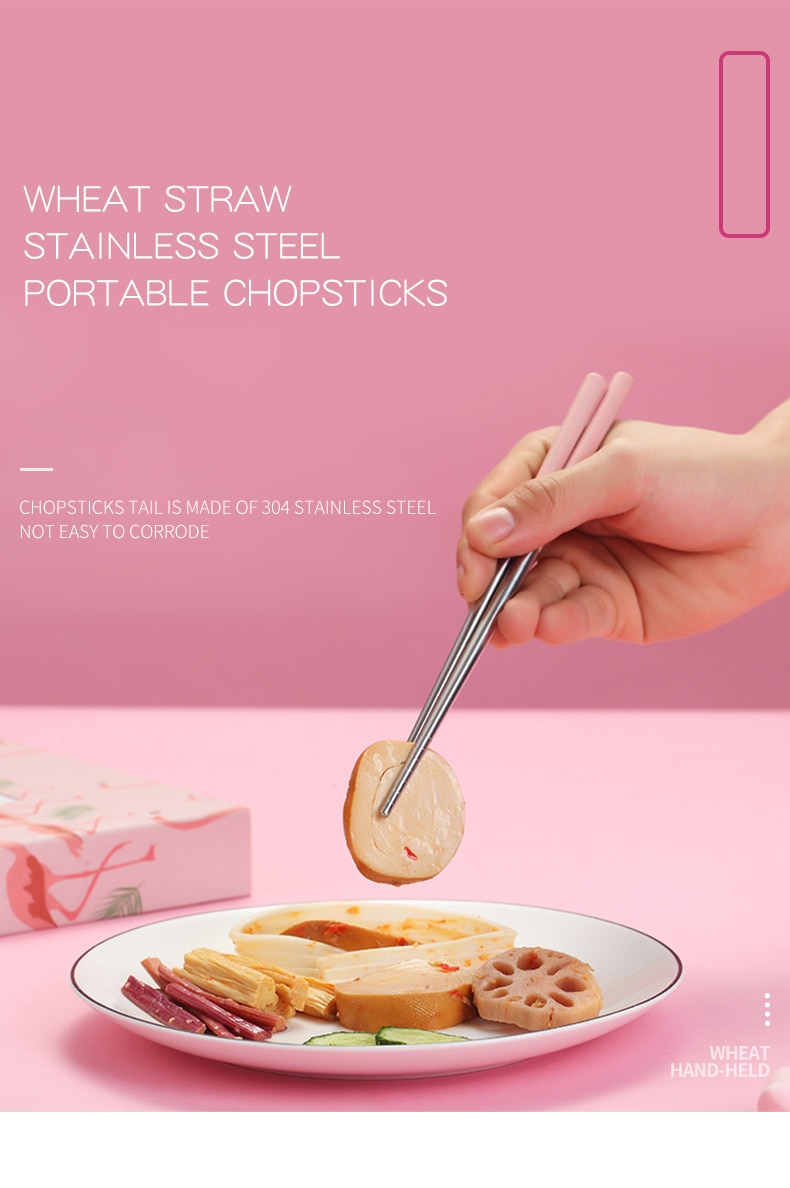 Chinese Style Portable Stainless Steel Chopsticks