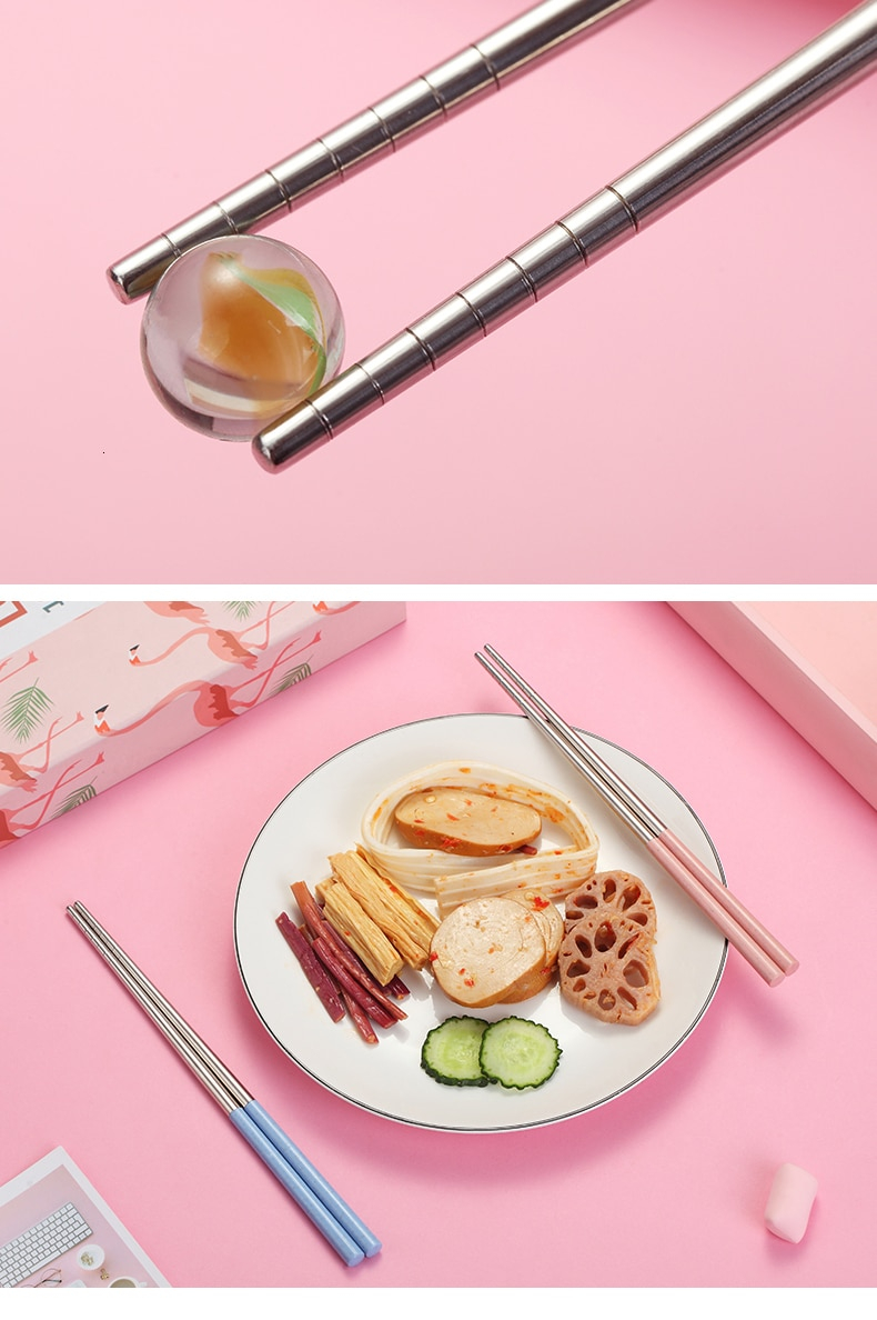 Chinese Style Portable Stainless Steel Chopsticks