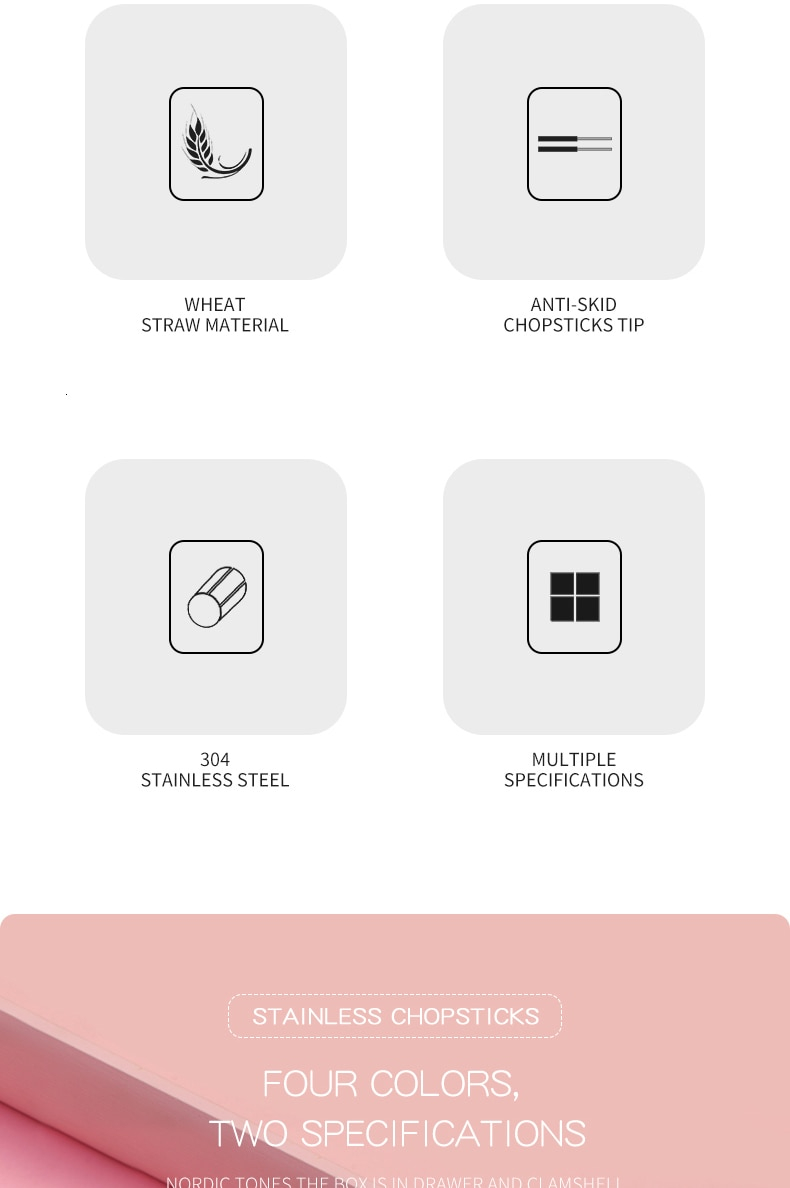 Chinese Style Portable Stainless Steel Chopsticks