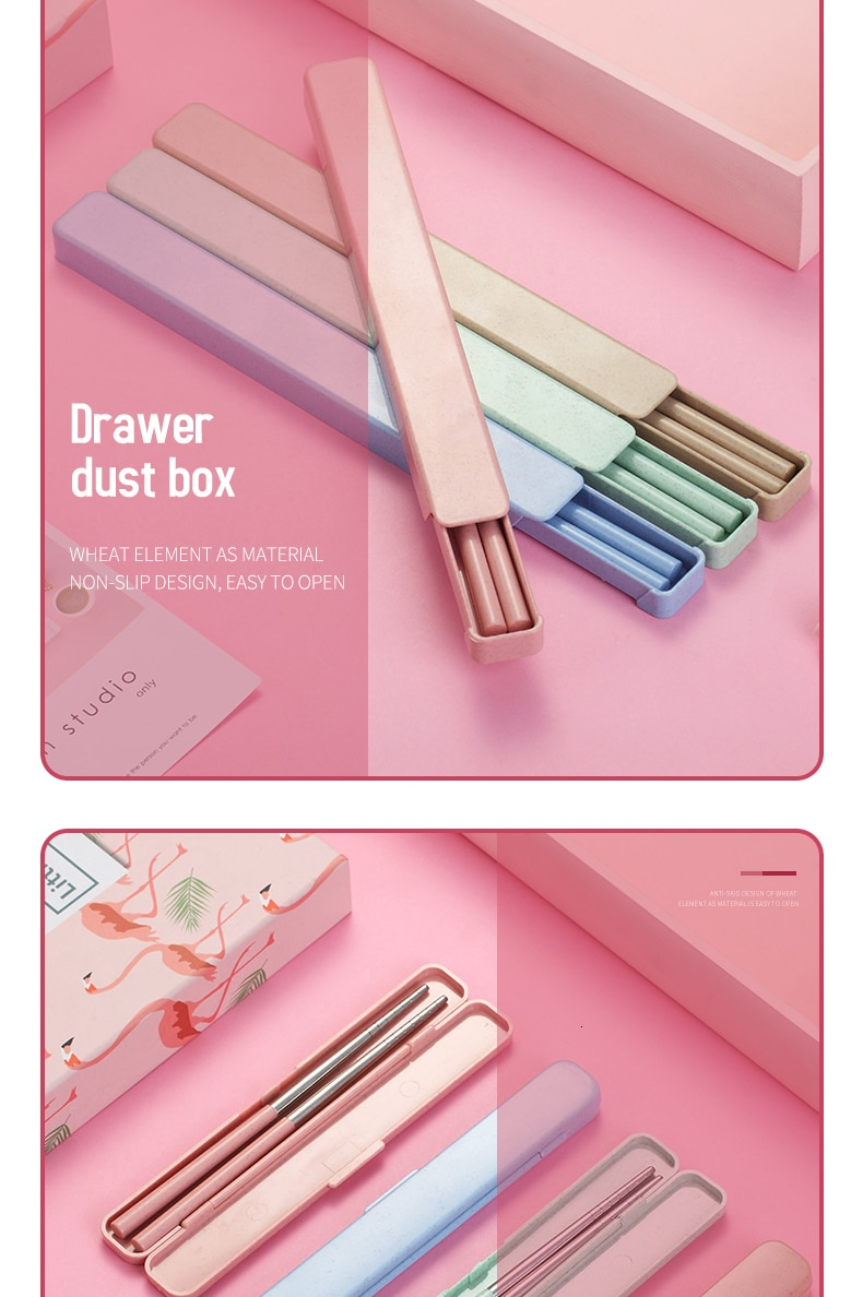 Chinese Style Portable Stainless Steel Chopsticks