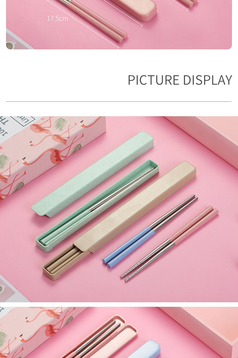 Chinese Style Portable Stainless Steel Chopsticks