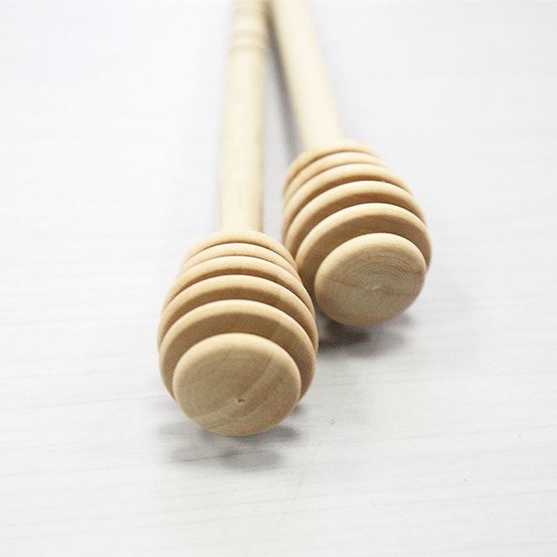 Long Wooden Honey Spoon