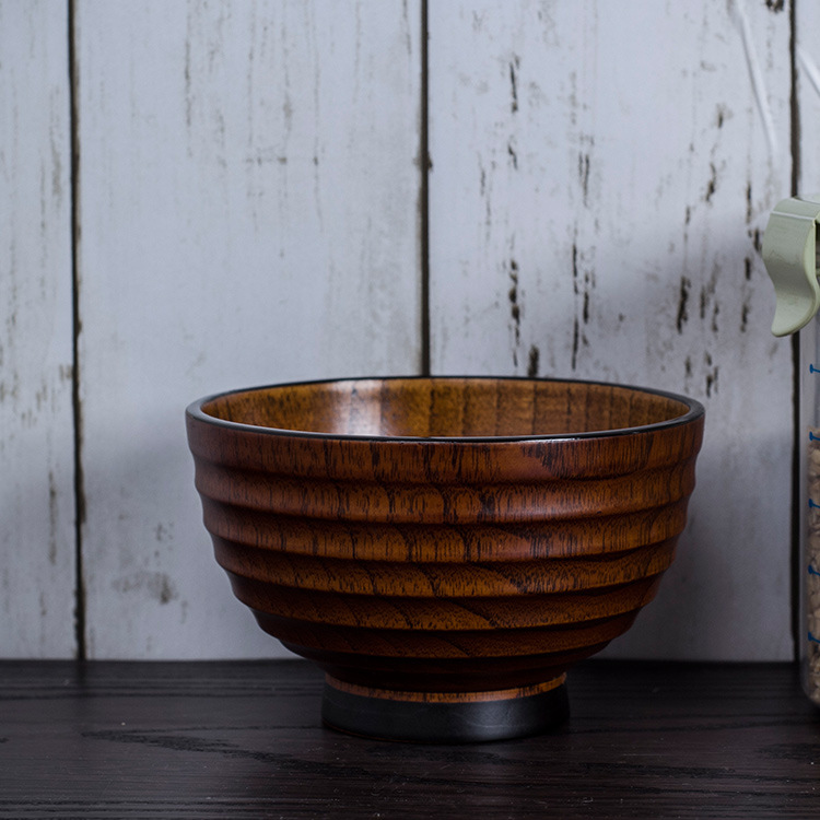 Chocolate Color Small Wooden Cup