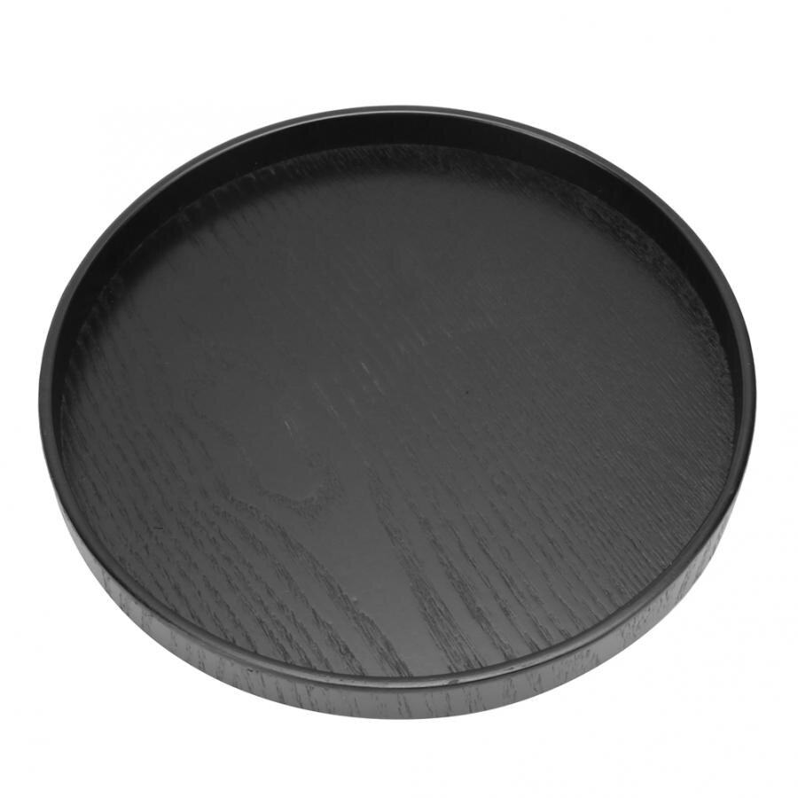 Round Shaped Wooden Serving Tray