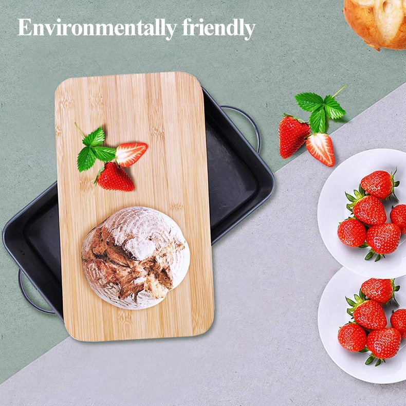 Bread Box with Bamboo Cutting Board