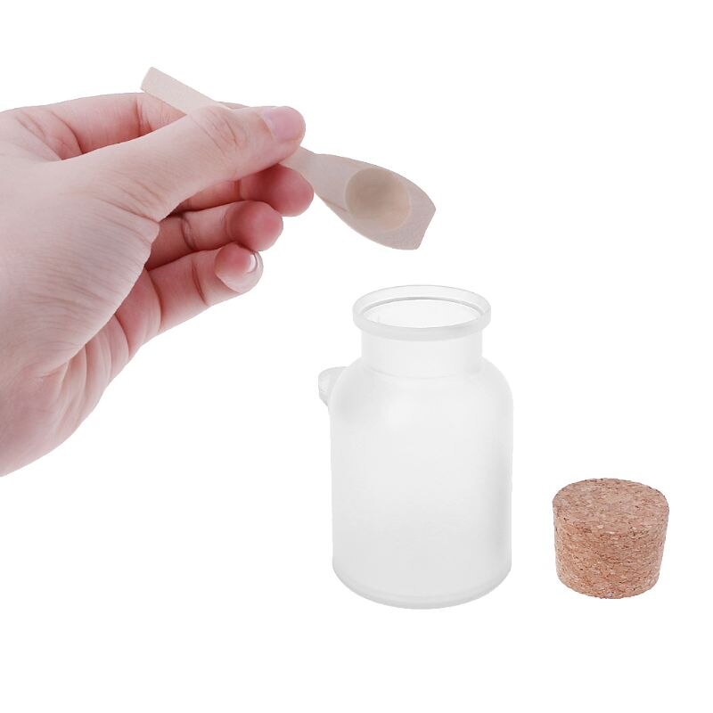 Plastic Jar with Wooden Spoon
