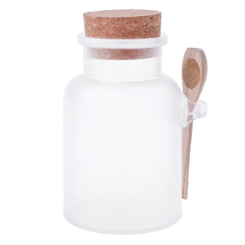 Plastic Jar with Wooden Spoon