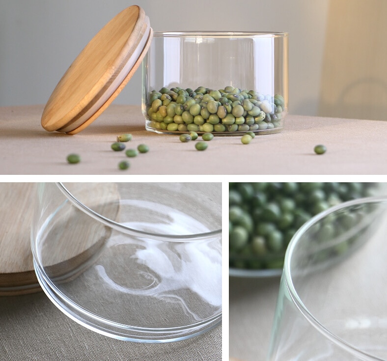 1-4 Layer Glass Food Container