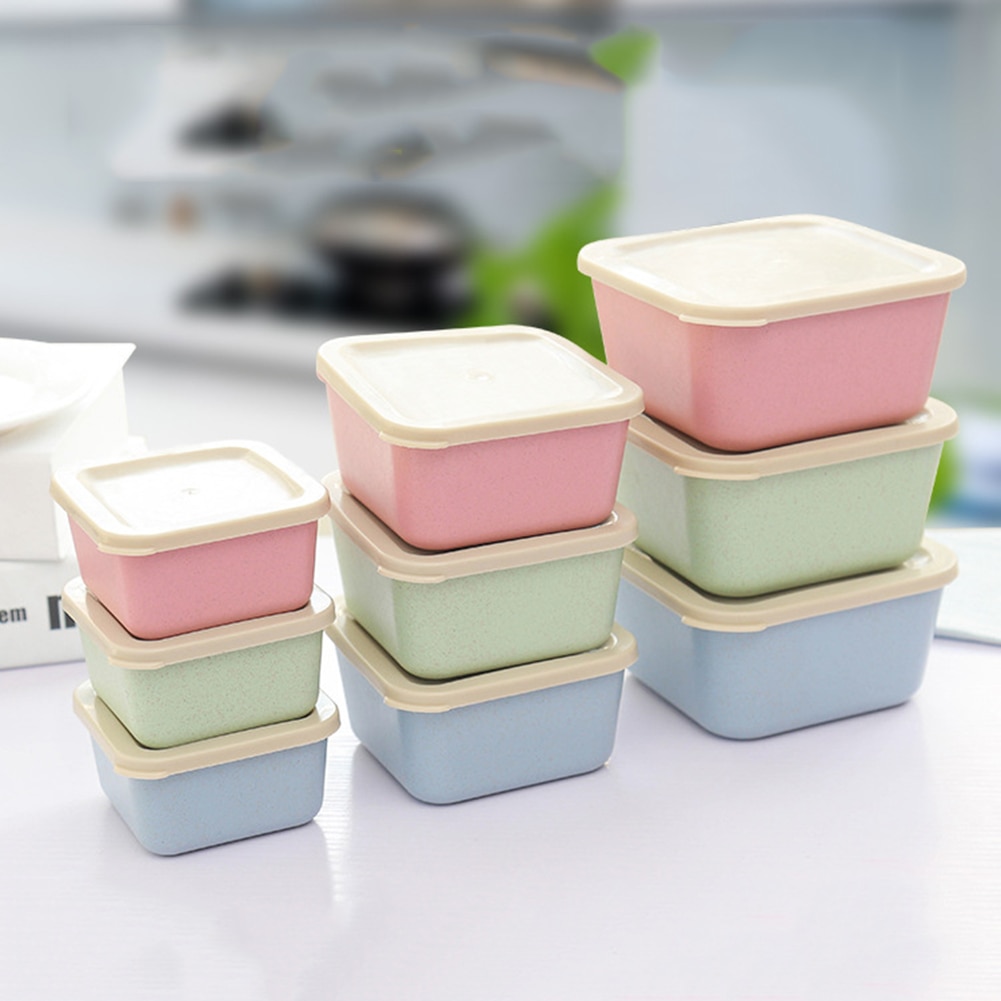 Wheat Straw Food Storage Containers 3 pcs Set