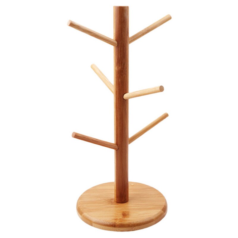 Tree Shaped Bamboo Mug Holder Tree Shaped Bamboo Mug Holder