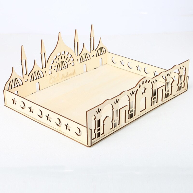 Wooden Eid Dessert Tray