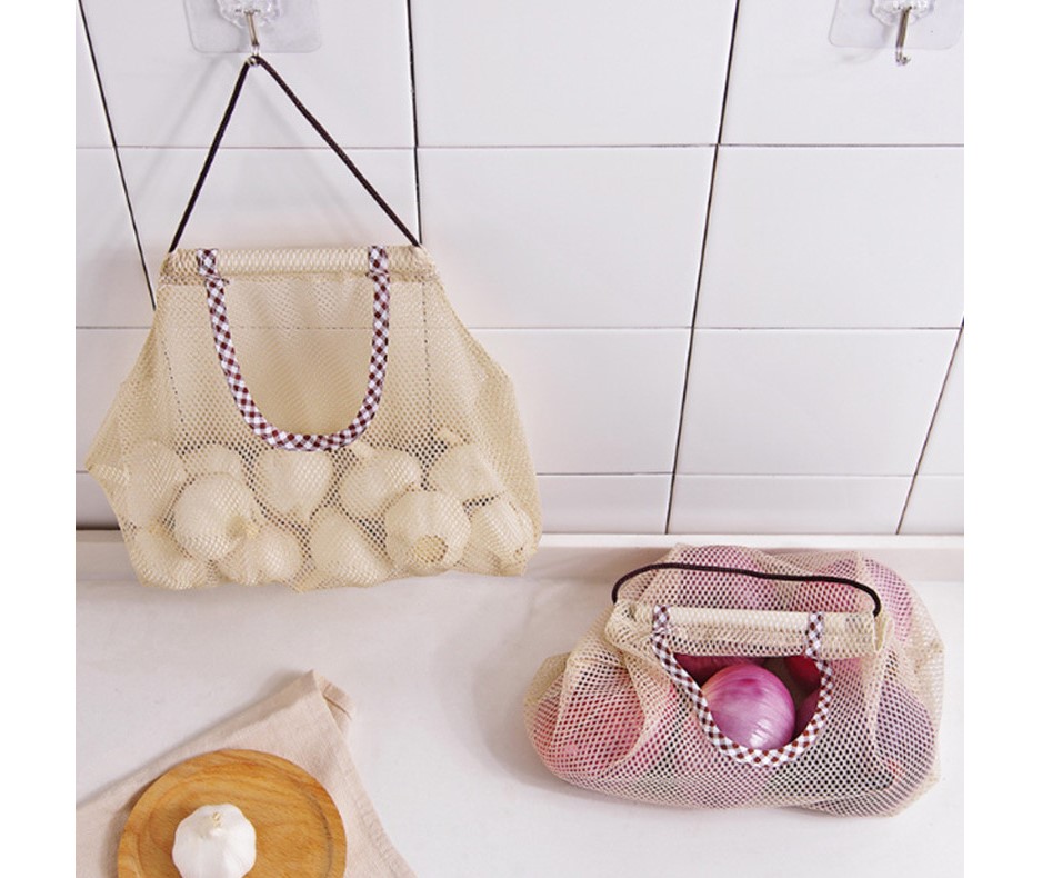 Breathable Mesh Kitchen Storage Bag