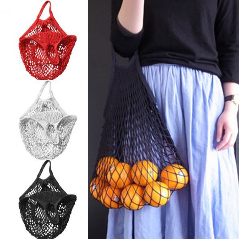 Reusable Mesh Grocery Shopping Bags