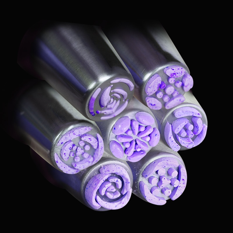 Stainless Steel Pastry Nozzles 8 pcs Set Stainless Steel Pastry Nozzles 8 pcs Set