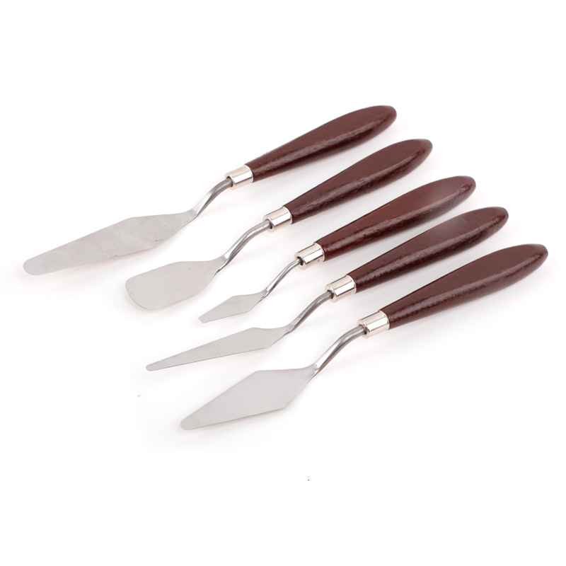 Set of 5 Stainless Steel Spatulas