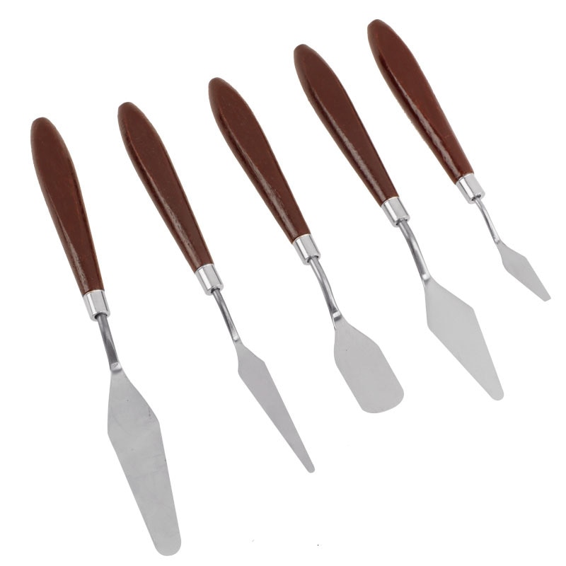 Set of 5 Stainless Steel Spatulas