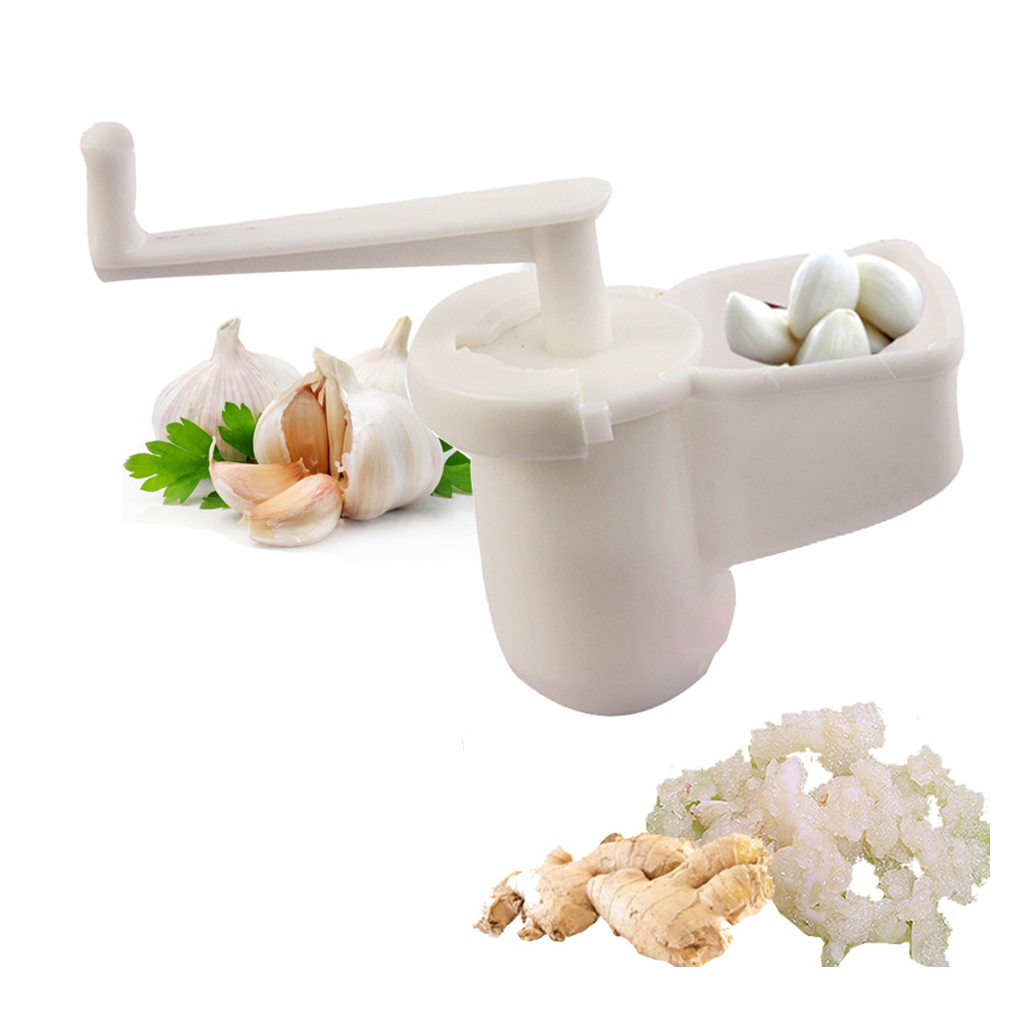 Easy Fast Rotating Handle Garlic Cutter Tool