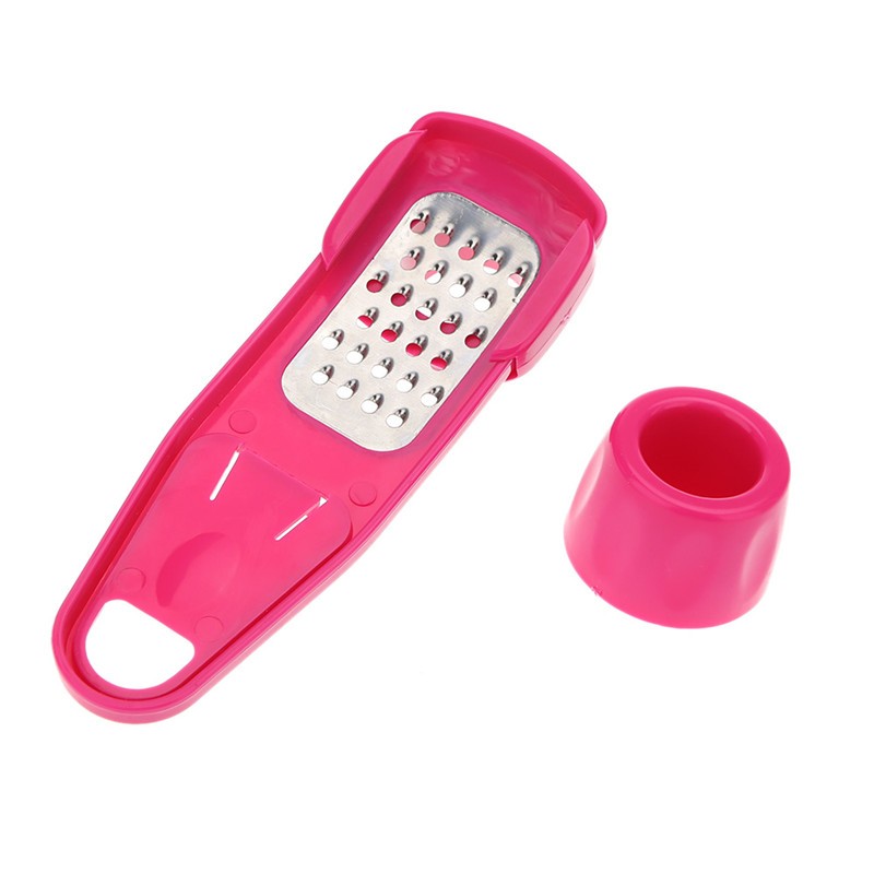 Practical Plastic and Stainless Steel Garlic Cutter