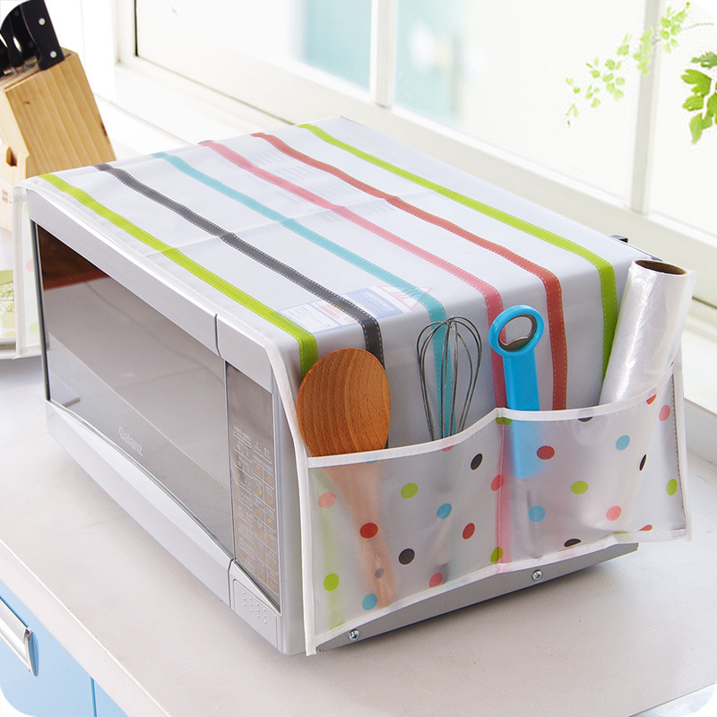 Waterproof Microwave Oven Cover and Organizer