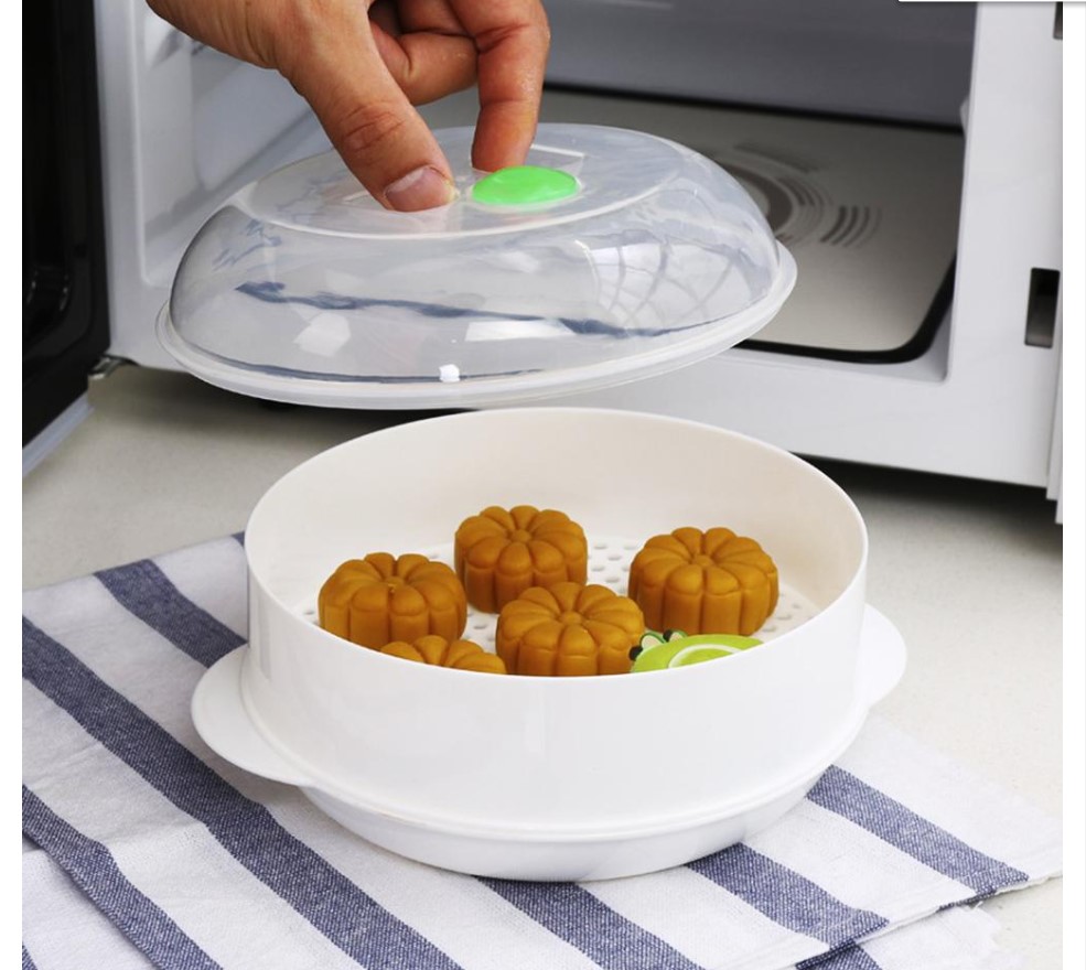 Single-Layer Microwave Oven Steamer