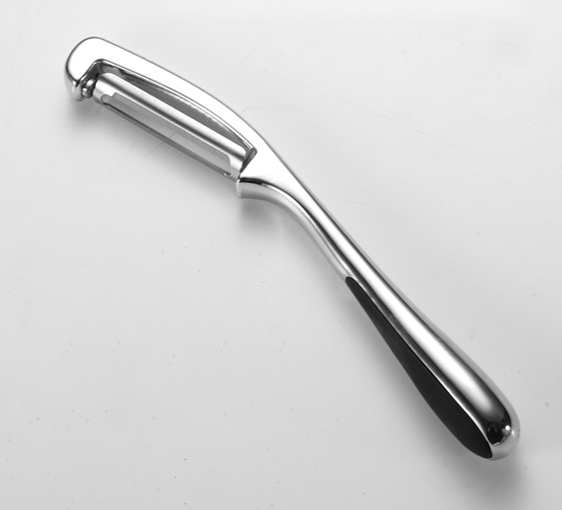 Stainless Steel Potato Peeler in Silver