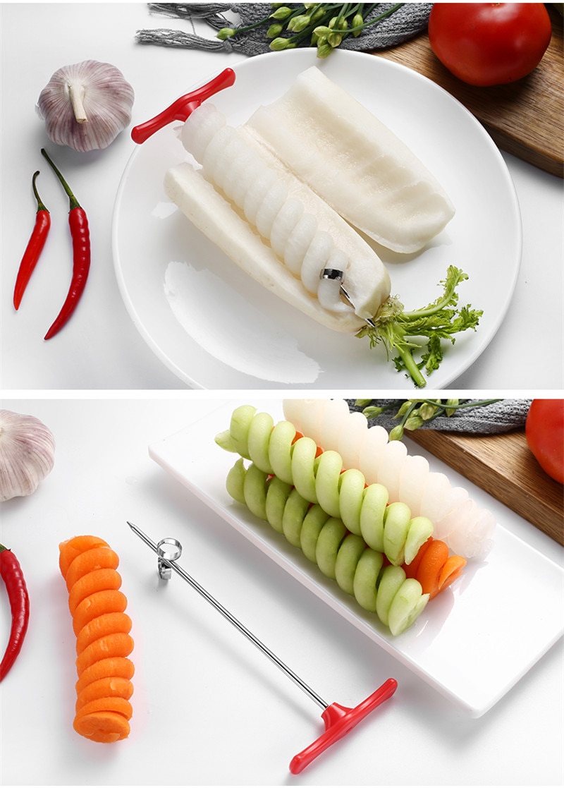 Vegetables Spiral Knife