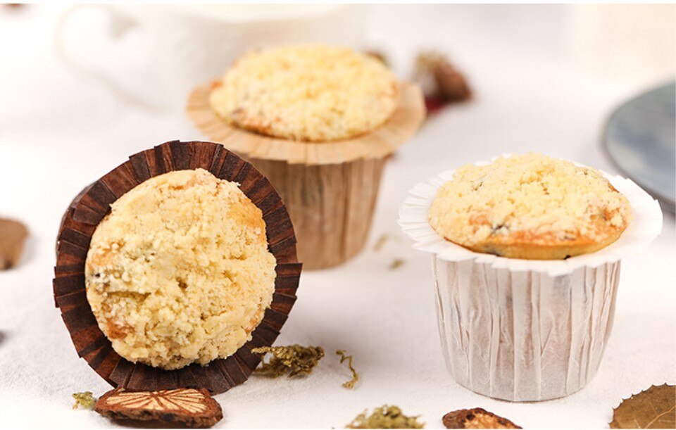 Cupcake's Gold Paper Cup Set 30 Pcs