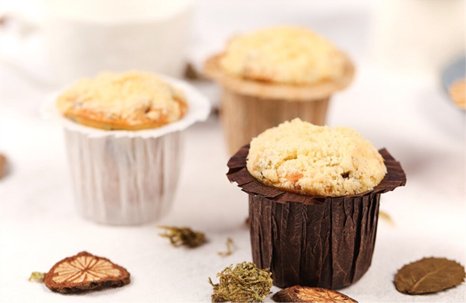 Cupcake's Gold Paper Cup Set 30 Pcs